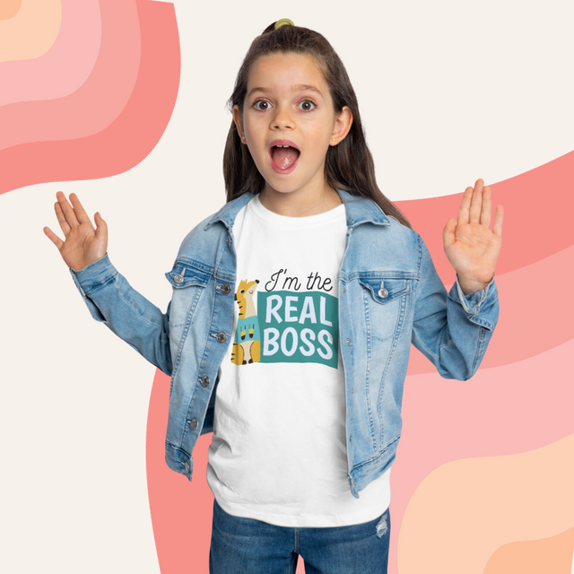 Real Boss - Funny Toddler T-shirt