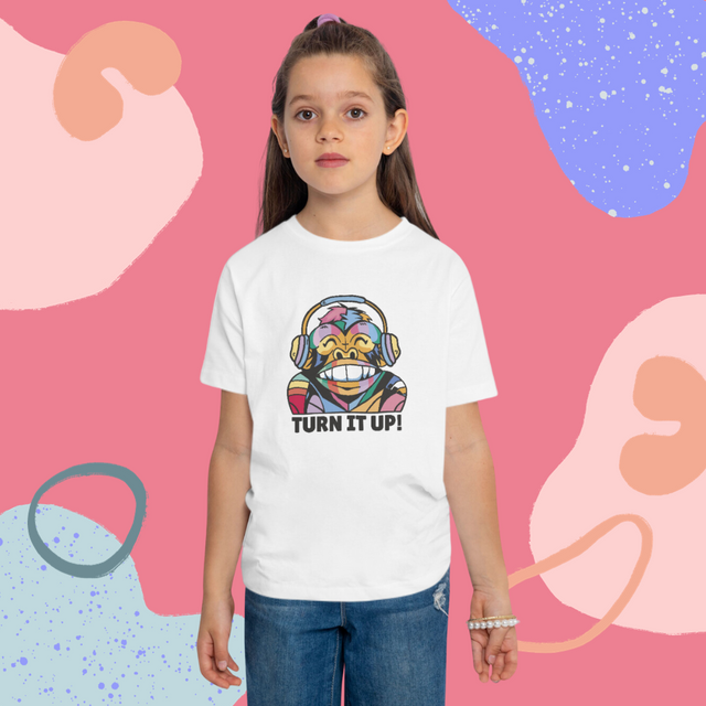 Turn It Up - Funny Toddler T-shirt