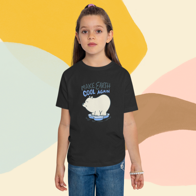 Make Earth Cool Again - Funny Toddler T-shirt