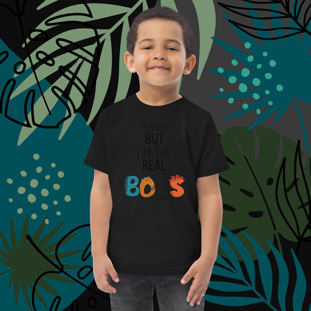 I'm Short But I'm The Real BOSS - Funny Toddler T-shirt