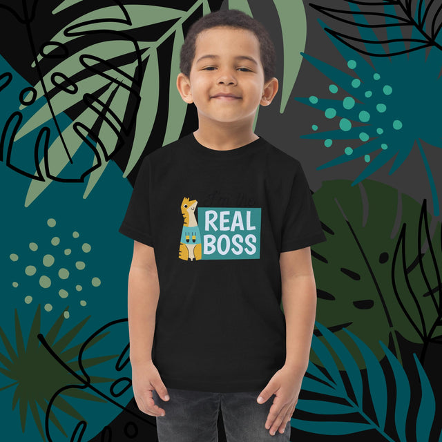 Real Boss - Funny Toddler T-shirt