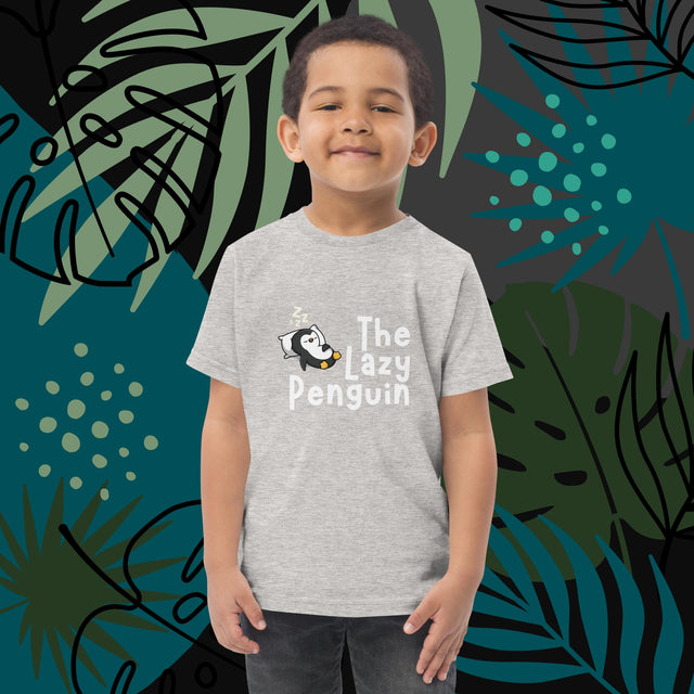 The Lazy Penguin - Funny Toddler T-shirt