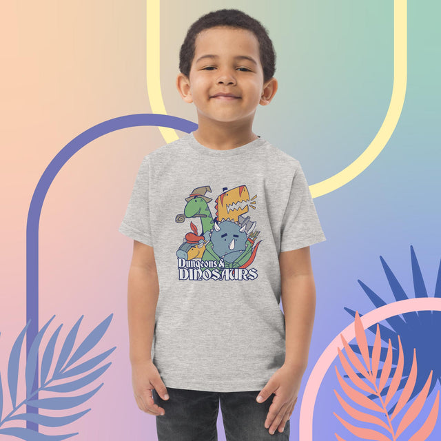 Dino Dungeons - Funny Toddler T-shirt