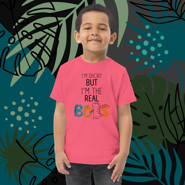 I'm Short But I'm The Real BOSS - Funny Toddler T-shirt