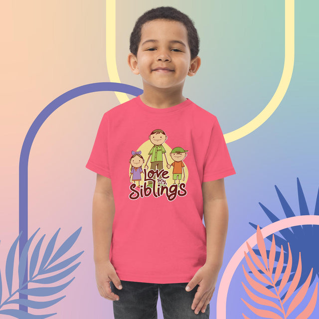 Love My Siblings - Funny Toddler T-shirt