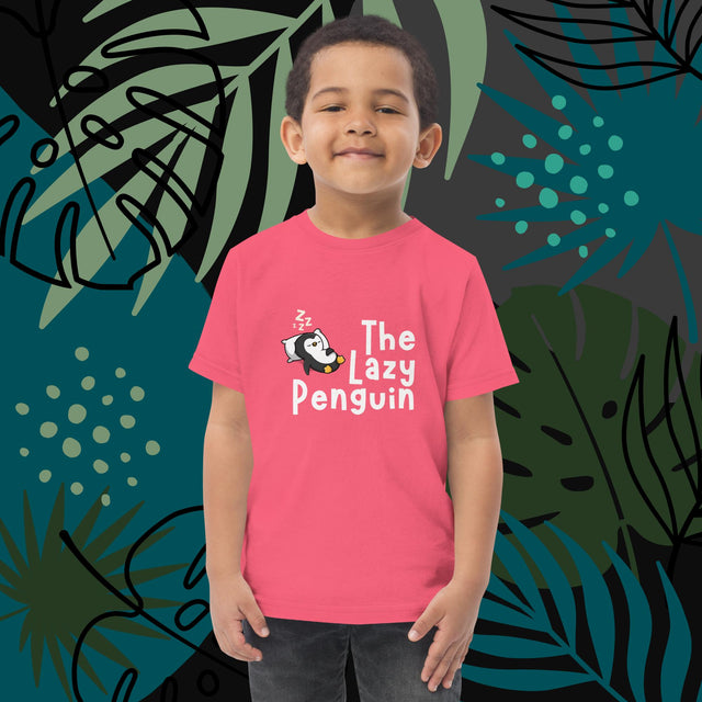 The Lazy Penguin - Funny Toddler T-shirt