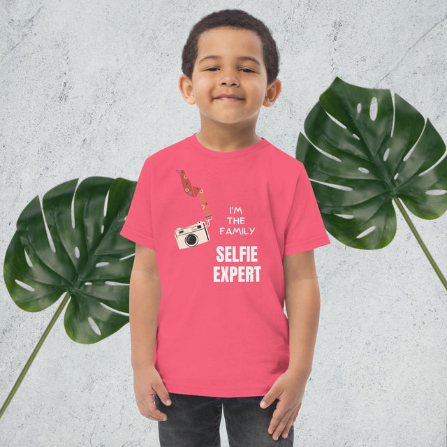 Family Selfie Expert - Funny Toddler T-shirt