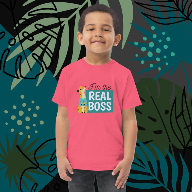 Real Boss - Funny Toddler T-shirt