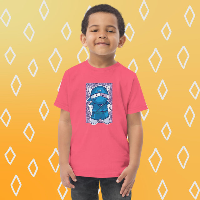 Ninja Cat - Funny Toddler T-shirt