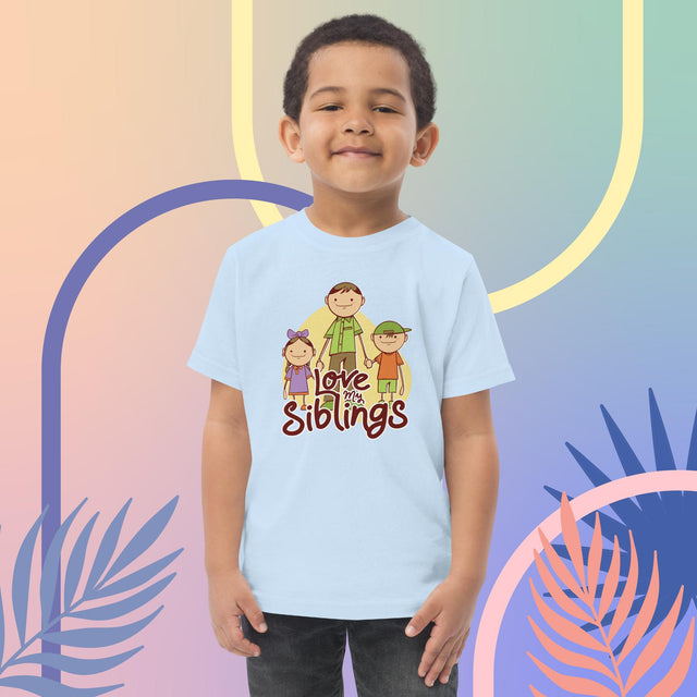 Love My Siblings - Funny Toddler T-shirt