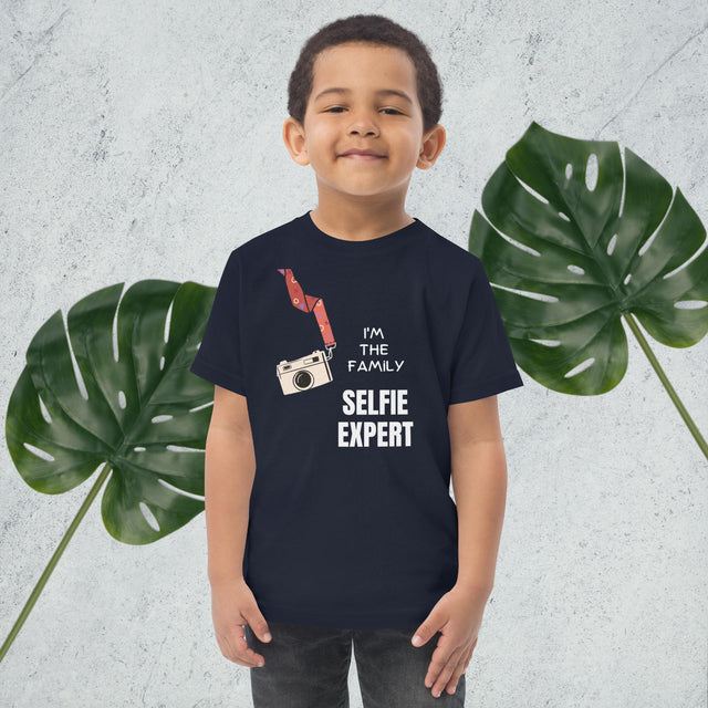 Family Selfie Expert - Funny Toddler T-shirt