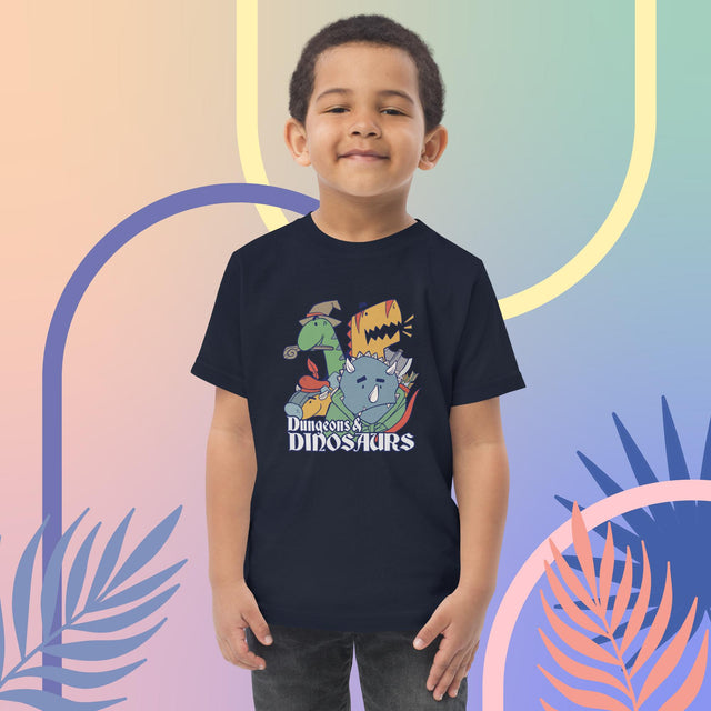 Dino Dungeons - Funny Toddler T-shirt