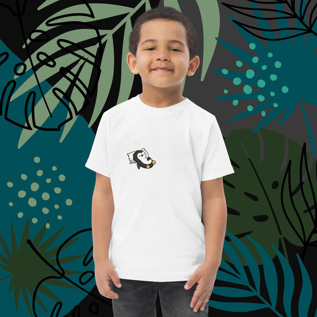 The Lazy Penguin - Funny Toddler T-shirt