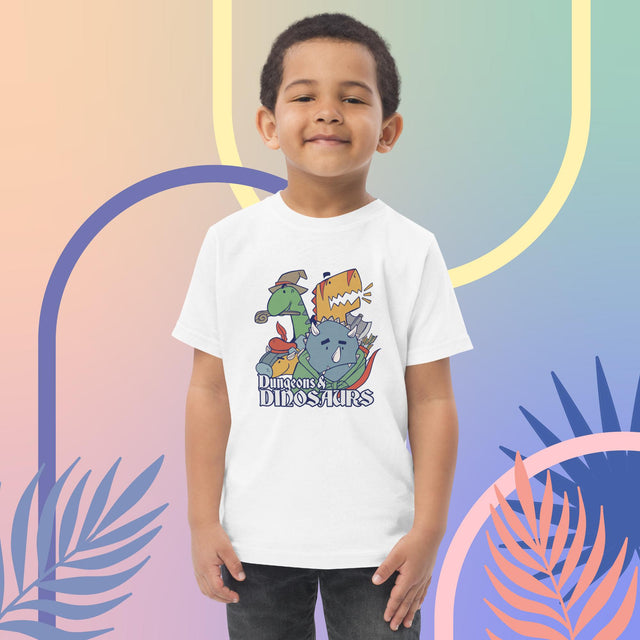 Dino Dungeons - Funny Toddler T-shirt